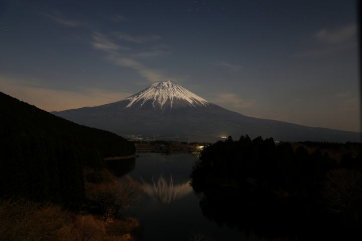 田貫湖夜明け前