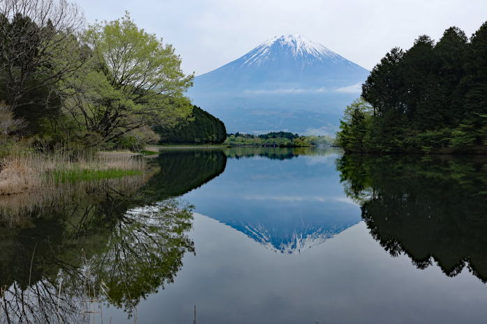 田貫湖の逆さ富士