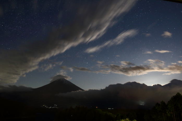 田貫湖の夜