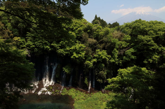 富士と白糸の滝