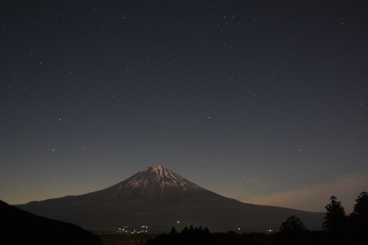 田貫湖と星