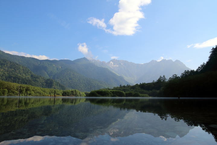夏の大正池