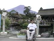 忍野八海より望む富士山