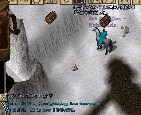 ロックピック100.0 in アイスダンジョン白ドラの巣