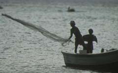 Traditional fishing, Los Roques National Park