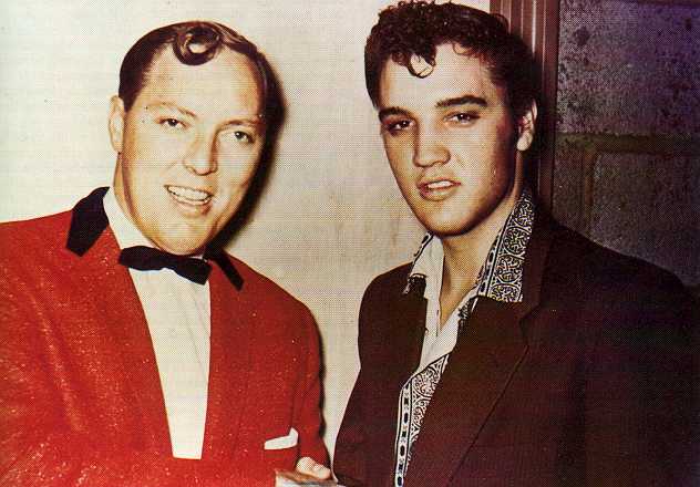 Elvis Bill Haley-vel 1955-ben